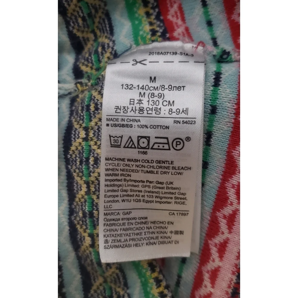 20. Gap Girls Fair Isle sweater leggings